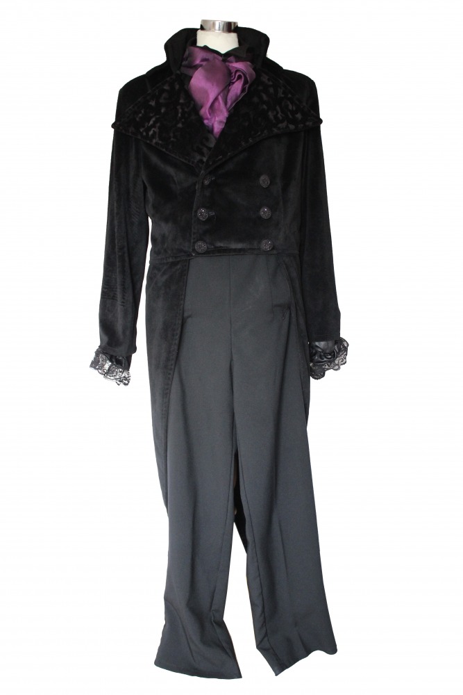 Men's Deluxe Regency Mr. Darcy Victorian Costume Size M L Complete